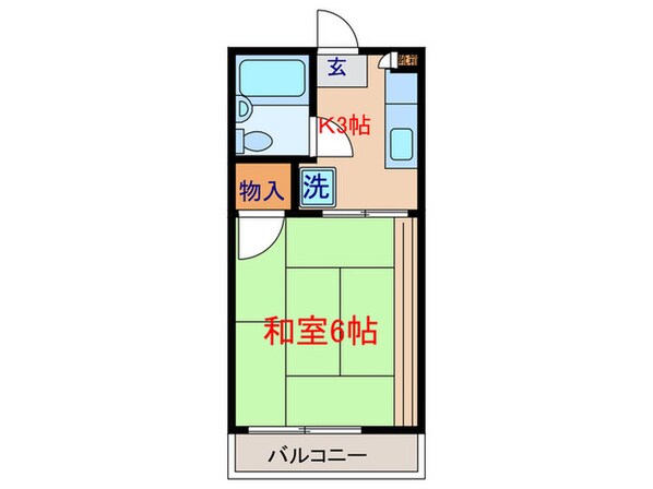 ドミ－ル平間の物件間取画像